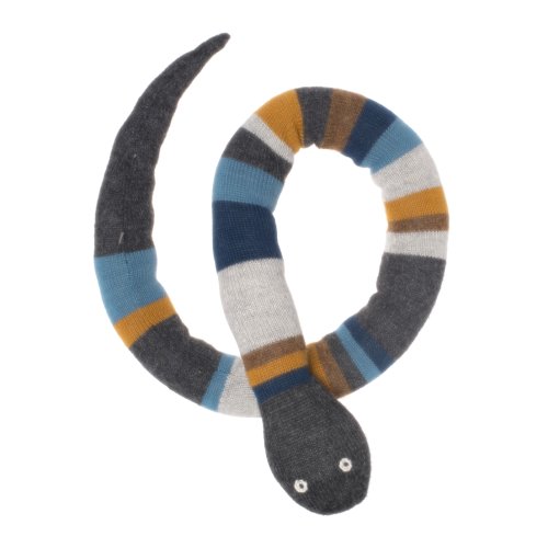 Doudou Serpent - Bleu